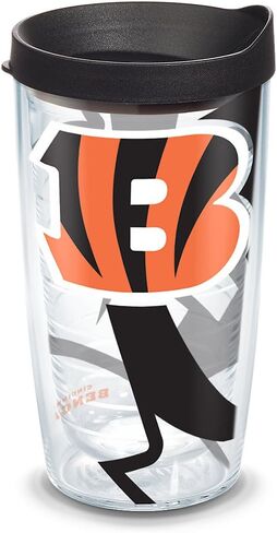 Tervis Cincinnati Bengals Genuine Party Supplies, Clear, 16 oz in Saudi Arabia