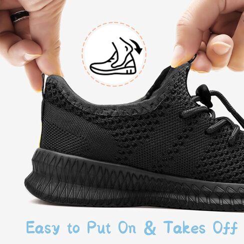 Kids Running Shoes for Boys and Girls – Lightweight Mesh Athletic Sneakers with Non-Slip Sole, Breathable Walking & Tennis Shoes for Toddler, Little Kid, Big Kid in Saudi Arabia