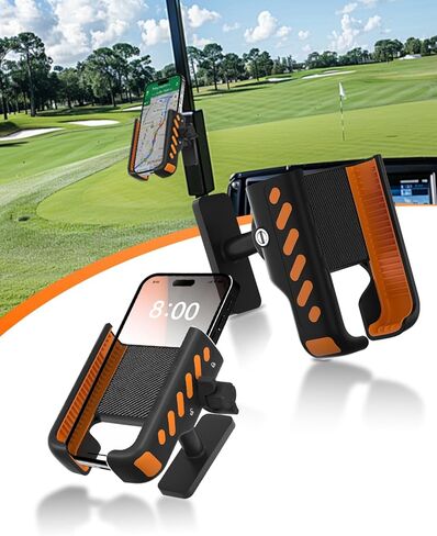 حامل هاتف عربة الجولف، حامل هاتف لعربة الجولف مع مغناطيس N52 فائق القوة، يناسب EZGO/Yamaha/Club Car/Icon Golf Cart، ملحقات الجولف للرجال والنساء - عربة الجولف، صالة الألعاب الرياضية (عبوتان) in Kuwait