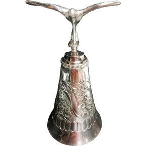 Decorated Obatala Bell, 7.5" Agogo de Obatala, Religious Occasion, Metal Handbell in Saudi Arabia