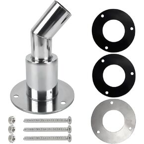Golgner Thru Hull Exhaust Skin, Stainless Steel 316 Thru Hull Exhaust, 24mm Tube Pipe Socket Hardware, Marine Exhaust Port for Diesel Parking Heaters, Straight in Saudi Arabia