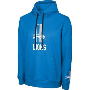 FOCO NFL Men's Official Throwback Retro Primary Logo Wordmark Polyester Pullover Hoodie Sweatshirt in Kuwait