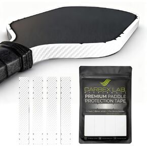 Pickleball Edge Guard Tape – 4-Pack PU Vinyl Strips – Universal Fit 26mm for 14mm Paddles / 30mm for 16mm Paddles – Durable, Wrinkle-Free Edge Shield, Court-Safe Wrap Accessory in Saudi Arabia