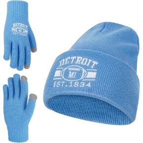 Classic Beanie Hat for Football Fans Embroidered Skull Cap Vintage Cuffed Knit Hat Warm Winter Gloves Gifts for Men Women in Saudi Arabia