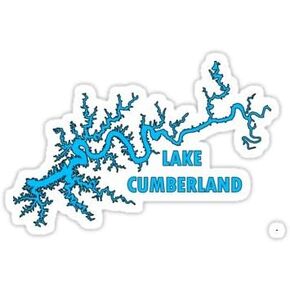 Lake Cumberland Kentucky - Sticker Graphic - Auto, Wall, Laptop, Cell, Truck Sticker for Windows, Cars, Trucks in Kuwait