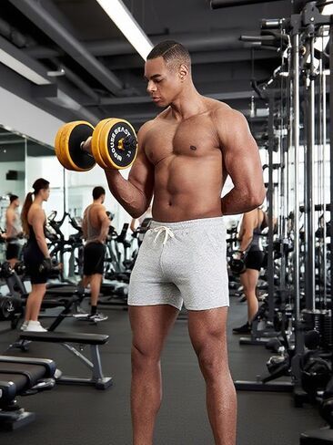 Men's Athletic Shorts for Running, Workout, Training – Breathable Gym Shorts in Saudi Arabia