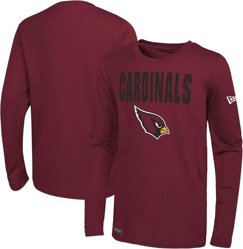 New Era NFL Football Men's 50 Yard Line Long Sleeve Dri-Tek Tee in Saudi Arabia