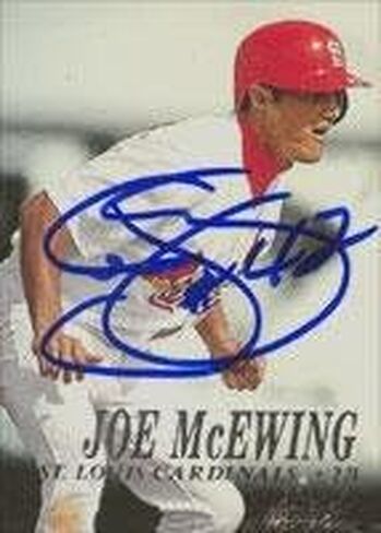 Joe McEwing St. Louis Cardinals 2000 Skybox Dominion Autographed Card. This item comes with a certificate of authenticity from Autograph-Sports. Autographed - MLB Autographed Baseball Cards in Saudi Arabia