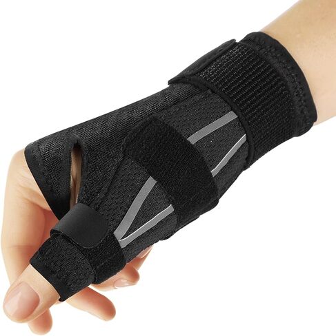 Thumb Brace Ergonomical Right or Left Hand, Thumb Spica Splint Thumb Splint for Trigger Thumb，Thumb Support for Tenosynovitis De Quervains, CMC Pain Relief(Pink S/M) in Saudi Arabia