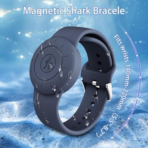 Magnetic Shark Deterrent Band for Swimming, Surfing & Diving – No Batteries, Lightweight Ankle/Wrist Band with Storage Case in Kuwait