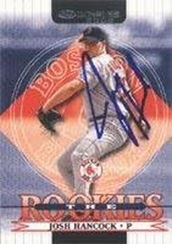 جوش هانكوك ترينتون ثاندر - Sox Affiliate 2002 بطاقة Donruss The Rookies الموقعة - بطاقة Rookie. يأتي هذا المنتج مع شهادة الأصالة من Autograph-Sports. موقعة - البيسبول in Saudi Arabia