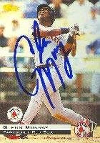 Glenn Murray Pawtucket Sox - Sox Affiliate 1994 Classic Autographed Card - Minor League Card. This item comes with a certificate of authenticity from Autograph-Sports. Autographed - MLB in Saudi Arabia