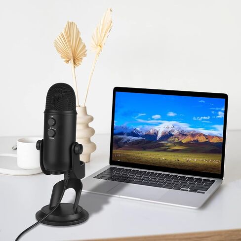 GEEKRIA for Creators USB-A to Mini-USB Microphone Cable 10 ft / 300 CM, Compatible with Logitech for Creators Blue Yeti, Yeti Pro, Snowball iCE, Mic Cord (Black) in Saudi Arabia