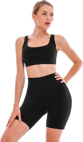 6" Biker Shorts Women with Pockets High-Waisted Yoga Shorts for Workout in Saudi Arabia