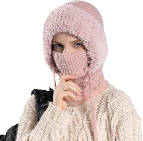 HAIMEIKANG Ski Mask Balaclava for Men and Women - Windproof Face Mask Winter Warm Neck Cover for Extreme Cold Weather in Saudi Arabia