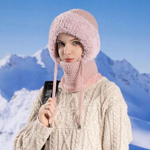 HAIMEIKANG Ski Mask Balaclava for Men and Women - Windproof Face Mask Winter Warm Neck Cover for Extreme Cold Weather in Saudi Arabia
