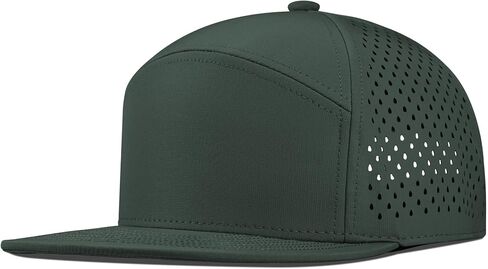 Performance Snapback Hats for Men Women,Flat Bill Cap,Golf,Running,Workout in Saudi Arabia