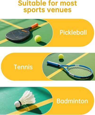 Pickleball Court Marking Kit, 2" x 263 ft Lengthened Pickleball Court Tape 5PCS Set Makes Full Size Outdoor Court Tape for Temporary Court Lines No Residue Easy Installation in Kuwait