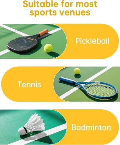 مجموعة أدوات تحديد ملعب Pickleball، مقاس 2 بوصة × 263 قدم، شريط ملعب Pickleball المطول مكون من 5 قطع، مما يجعل شريط المحكمة الخارجي بالحجم الكامل لخطوط المحكمة المؤقتة بدون بقايا، سهل التركيب in Saudi Arabia