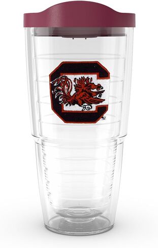 Tervis South Carolina Gamecocks - Primary Logo Made in USA Double Walled Insulated Tumbler Travel Cup Keeps Drinks Cold & Hot, 24oz, Classic in Saudi Arabia