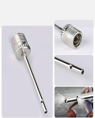 10Pack Ball Pump Needles,Air Pump Needles for Balls with Storage Case, Compatible with Hand Pump and Electric Pump, Stainless Steel Silver+Gold in Saudi Arabia