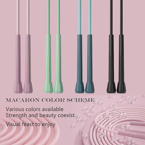 Sufeasdf kids Jump Rope - Speed Jump Rope for Kids 8-12,Lightweight,Tangle-Free, Adjustable,Perfect for Toddlers,Adult Beginners,Jumprope for Fitness,Enhance Endurance and Speed Workouts (3PC) in Saudi Arabia