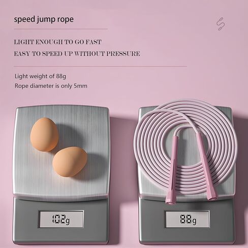 Sufeasdf kids Jump Rope - Speed Jump Rope for Kids 8-12,Lightweight,Tangle-Free, Adjustable,Perfect for Toddlers,Adult Beginners,Jumprope for Fitness,Enhance Endurance and Speed Workouts (3PC) in Saudi Arabia