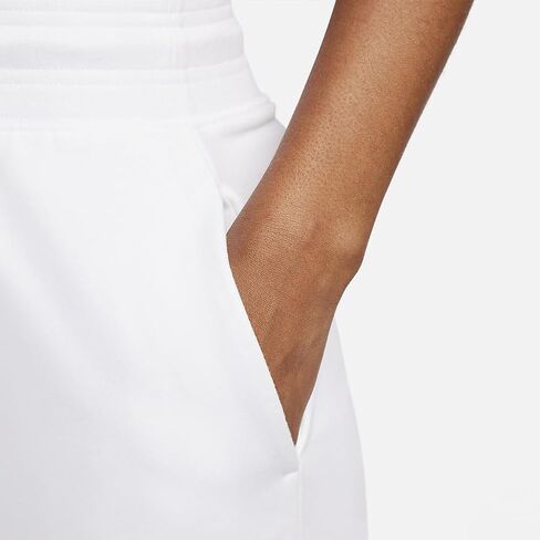 Nike Dri-FIT One Women's High-Waisted 7/8 French Terry Joggers (White/Black, FB5434-100) Size X-Large in Saudi Arabia