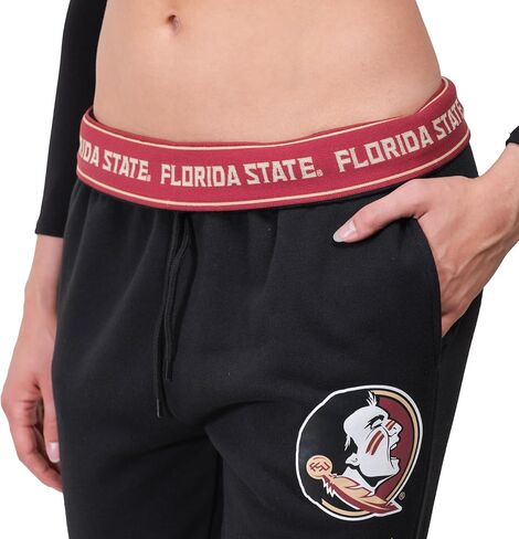 Ultra Game Women's NCAA Official Worelaxed Fit Fleece Jogger Pants in Kuwait