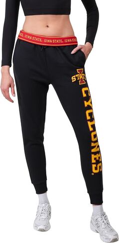 Ultra Game Women's NCAA Official Worelaxed Fit Fleece Jogger Pants in Kuwait