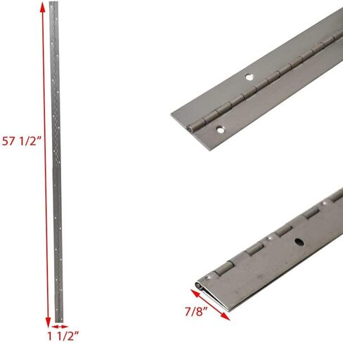 Boat Piano Hinge | 57 1/2 Inch Aluminum in Saudi Arabia