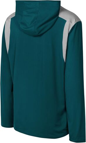 Outerstuff NFL Men's Long Sweep Pullover Hoodie, Official Licensed Gear, for Football Fans in Saudi Arabia