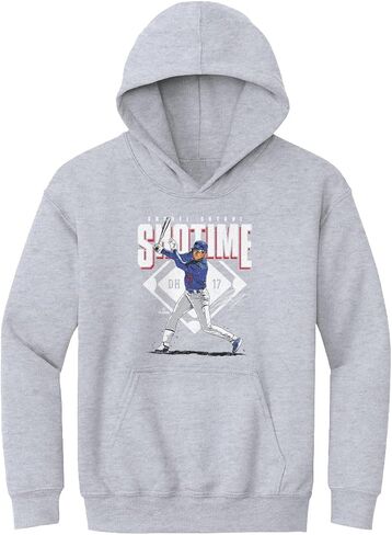 500 LEVEL Shohei Ohtani Youth Hoodie Sweatshirt - Shohei Ohtani Los Angeles D Diamond Base WHT in Saudi Arabia