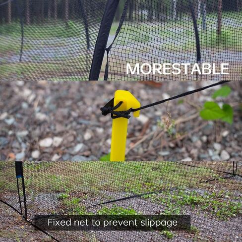 30FT Baseball Batting Cage with Frame, 30FT L x 13FT W x 9FT H Backyard Batting Cage Net for Baseball & Softball, Includes Fiberglass Poles, Pitching Backstop, Target & Carry Bag for Home Training in Saudi Arabia
