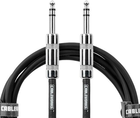 by Gator Cases Backline Series 20-Foot TRS ¼" Male to Male Balanced Patch Cable (GCWB-BPC-20) in Saudi Arabia