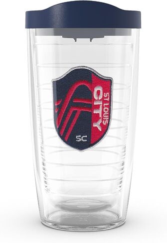 Tervis MLS St. Louis City SC - Primary Logo Made in USA Double Walled Insulated Tumbler Travel Cup Keeps Drinks Cold & Hot, 16oz, Classic in Saudi Arabia