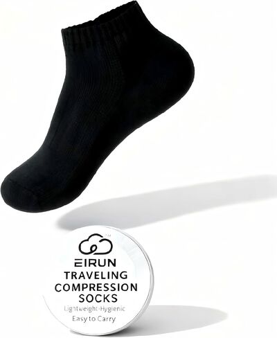 15-Pack Disposable Ankle Socks for Men & Women | Cotton-Blend Short Hiking Socks for Travel, Camping & Everyday Wear in Saudi Arabia