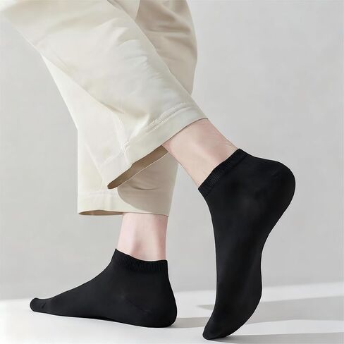 15-Pack Disposable Ankle Socks for Men & Women | Cotton-Blend Short Hiking Socks for Travel, Camping & Everyday Wear in Saudi Arabia