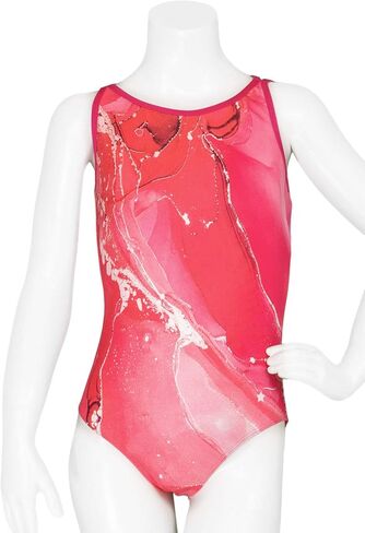 Destira Gymnastics Leotard for Girls With Crisscross Straps, Super-Soft, Great for Dance, Cheer and More - GIRLS/CHILD Sizes in Kuwait