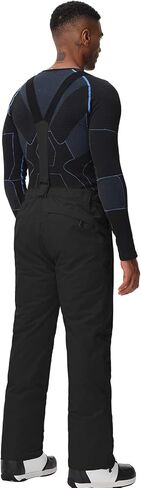 Men's Insulated Snow Pants Waterproof Ski Pant for Winter Hiking Bottom Leg Zipper Outdoor Pants Zipper Pockets in Kuwait