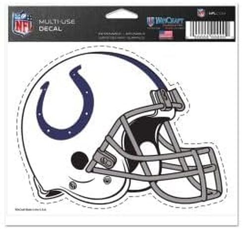 Wincraft NFL Indianapolis Colts Multi-Use Colored Decal, 5" x 6" in Saudi Arabia