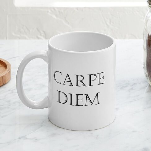CafePress CARPE DIEM Mug 11 oz (325 ml) Ceramic Coffee Mug in Saudi Arabia