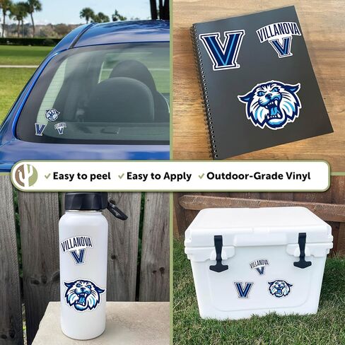 Desert Cactus Villanova University Sticker VU Wildcats Vinyl Decals Laptop Water Bottle Car Scrapbook T5 (Type 5-2) in Saudi Arabia