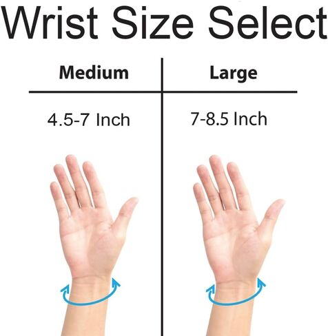 غلاف معصم من النيوبرين بحلقة مغلقة - دعم ضغط خفيف الوزن وقابل للتنفس للاستخدام اليومي | سوار معصم مصنوع في كوريا للكتابة والطبخ والتدريبات والرياضة (الجولف والتنس والكرة الطائرة والرجبي) - عبوة واحدة in Kuwait