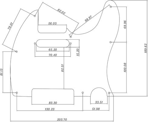 الفولاذ المقاوم للصدأ اختيار الحرس لوحة الصفر 8 ثقوب SS التقاطات ملف واحد المعادن النقش الغيتار الكهربائي Pickguard متوافق مع الولايات المتحدة الأمريكية / المكسيكي Telecaster Tele أجزاء الغيتار الطراز الحديث (الكروم) in Kuwait