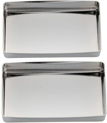 Musiclily Pro No-Hole Sealed Nickel Silver Alloy Humbucker Pickup Covers for Electric Guitar, Chrome (Set of 2) in Saudi Arabia