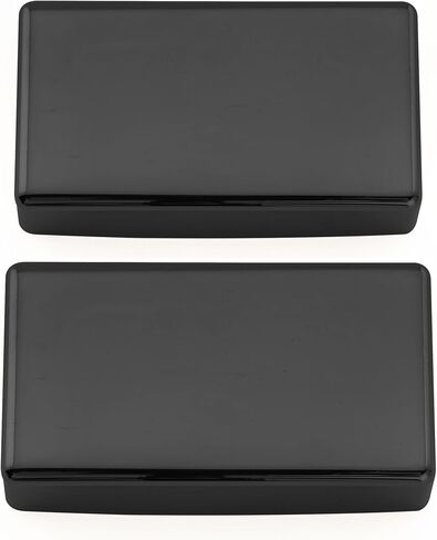 Musiclily Pro No-Hole Sealed Nickel Silver Alloy Humbucker Pickup Covers for Electric Guitar, Chrome (Set of 2) in Saudi Arabia