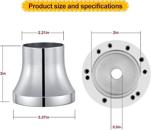 Golf Cart Steering Wheel Adapter for Club Car DS Adaptor (Including installation tools) in Saudi Arabia