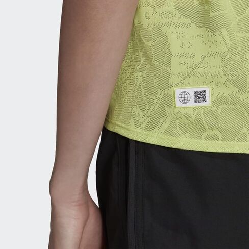 adidas Women's Made to Be Remade Running Tank Top, Pulse Lime in Saudi Arabia