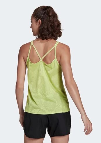 adidas Women's Made to Be Remade Running Tank Top, Pulse Lime in Saudi Arabia